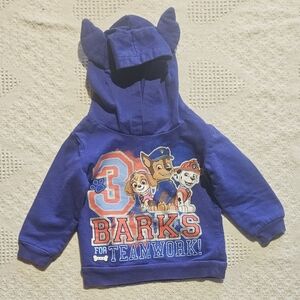 Nickelodeon Blue Hoodie with Paw Patrol Print